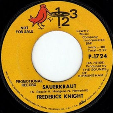 Frederick Knight's Sauerkraut, 1970