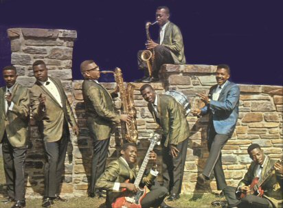 Doug Clark (in blue jacket)
with the Hot Nuts, 1967