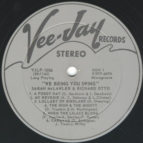 Vee-Jay early stereo label