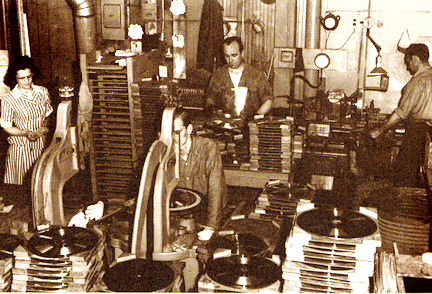 Early photo of King pressing plant
